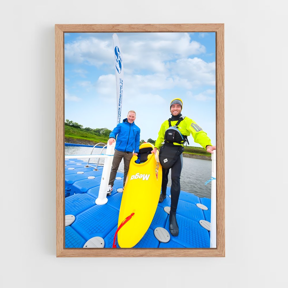 Poster Surf et Rivières – affiche Canoë-kayak (vue 4)